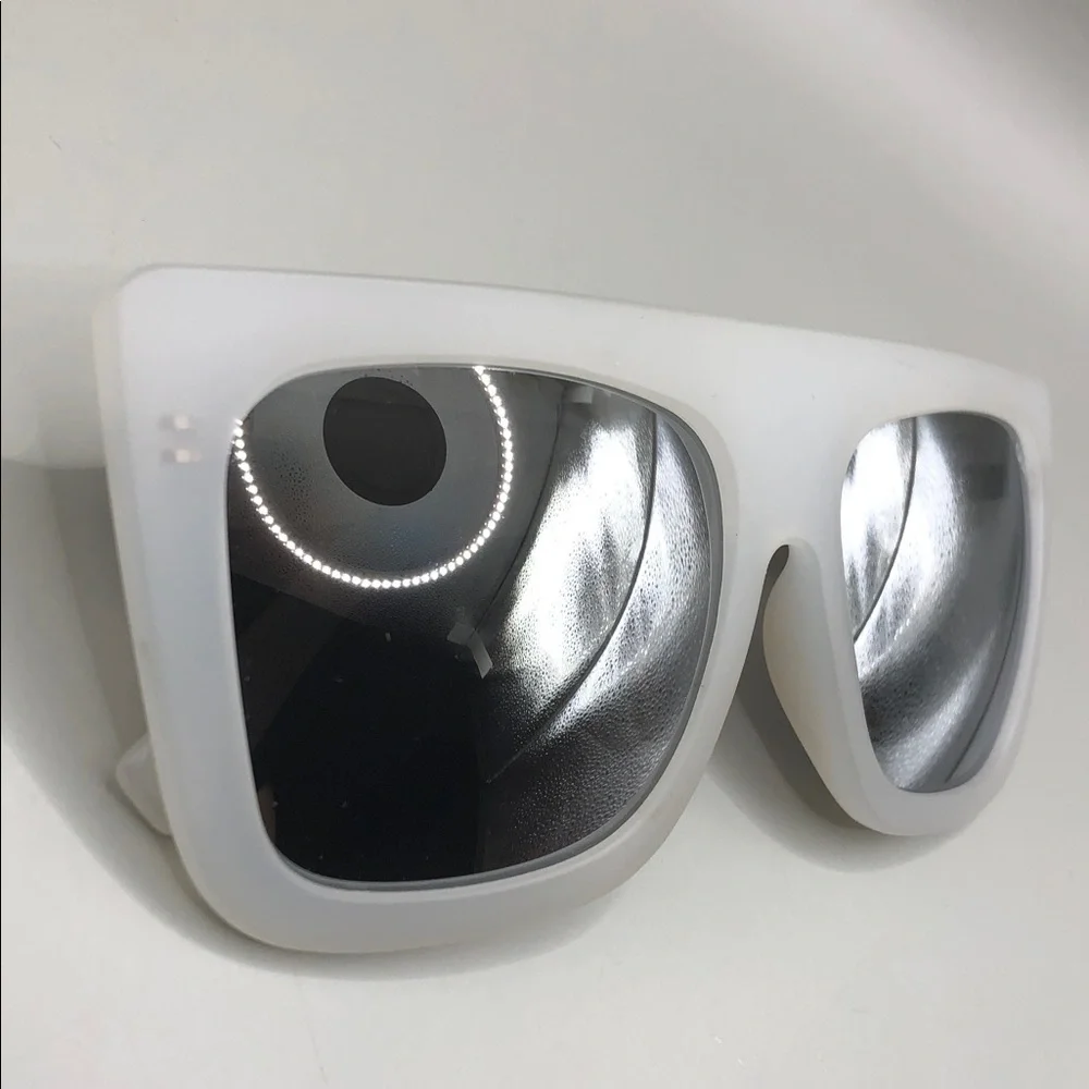 Quay Australia Cafe Racer Frost Sunglasses Square Oversized